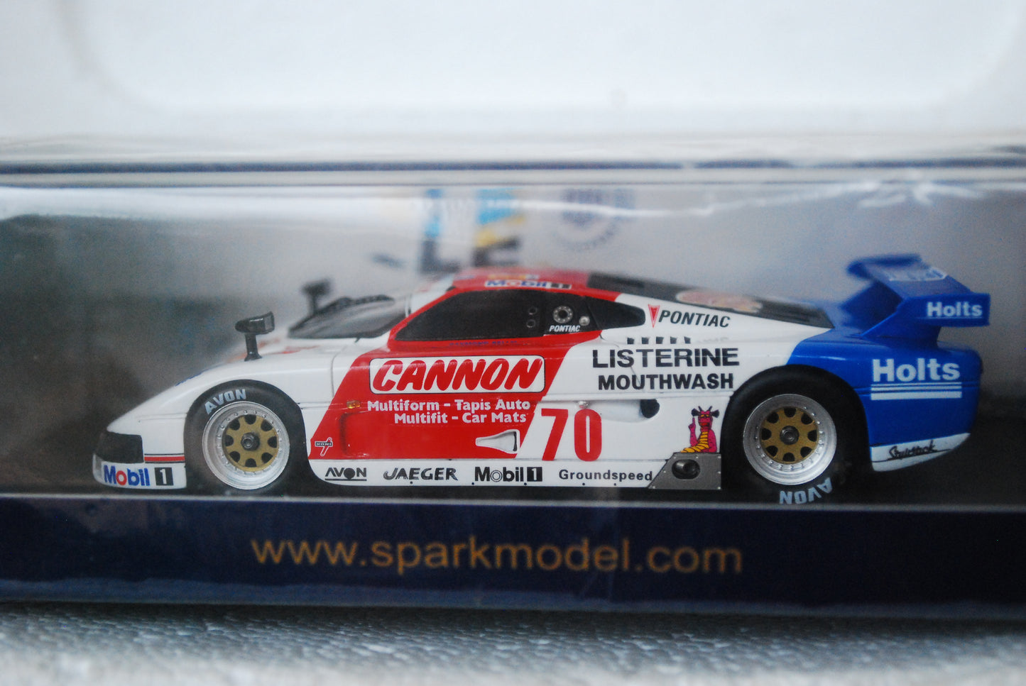 Spark 1/43  Spice SE 86 C No.70 19th 24H Le Mans 1986 G. Spice - R. Bellm - J-M. Martin S6800