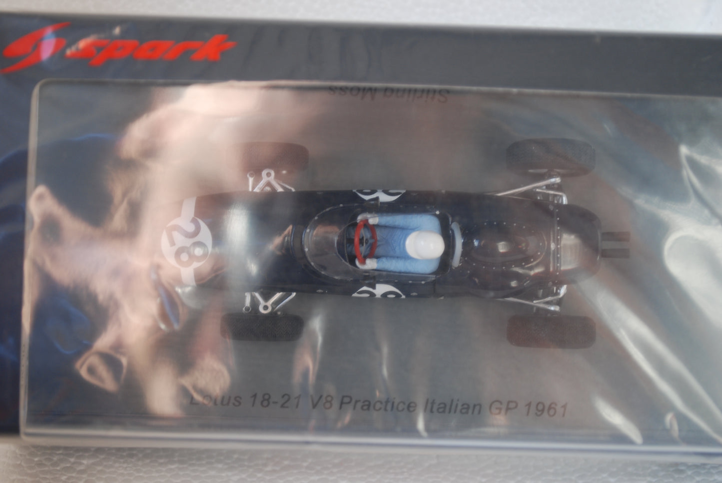 Spark 1/43 Lotus 18-21 V8 No.28 Practice Italian GP 1961 Stirling Moss S7448