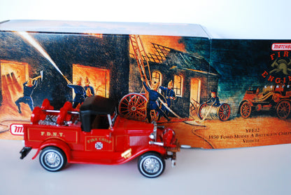 Vintage Matchbox YFE12 1930 Ford Model A Battalion Chiefs Vehicle