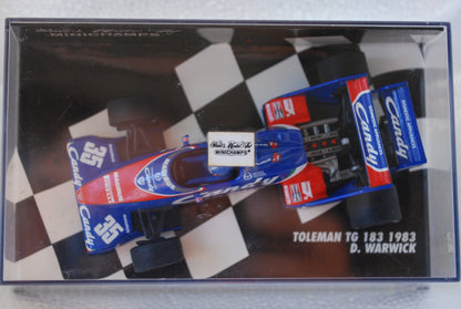 Minichamps 1/43 Toleman Formula 1 TG 183 Candy D Warwick