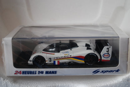 Spark 1/43 Peugeot 905 No.3 Winner 24H Le Mans 1993 E. Hélary - C. Bouchut - G. Brabham 43LM93