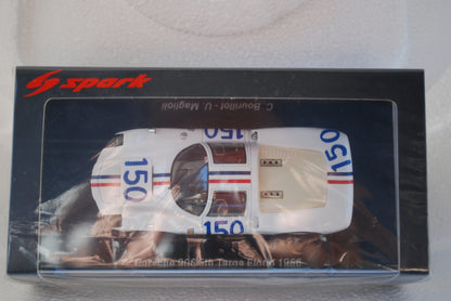 Spark 1/43 Porsche 906 No.150 5th Targa Florio 1966 C. Bourillot - U. Maglioli S9236