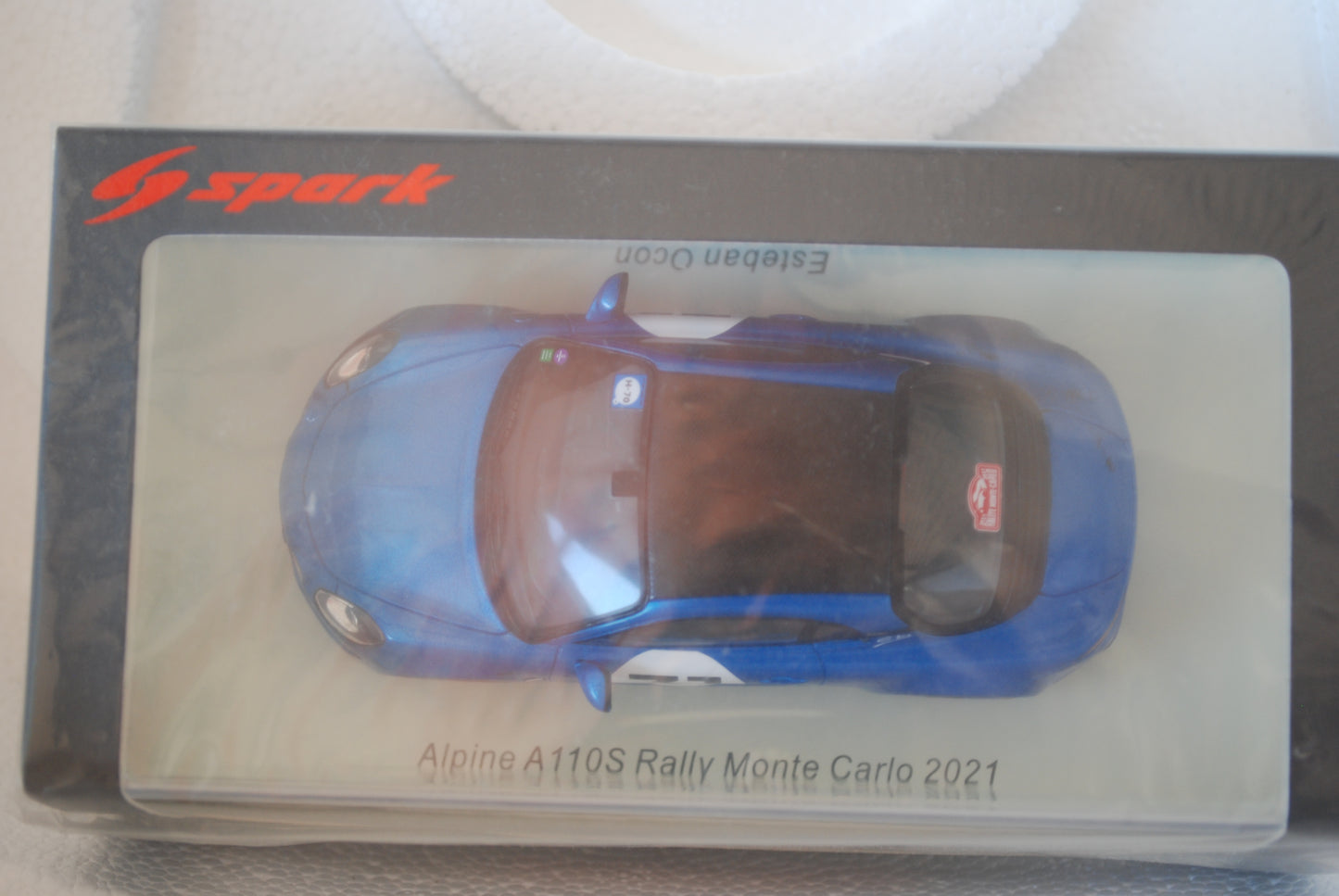 Spark 1/43 Alpine A110S No.31 Rally Monte Carlo 2021 Esteban Ocon S6576