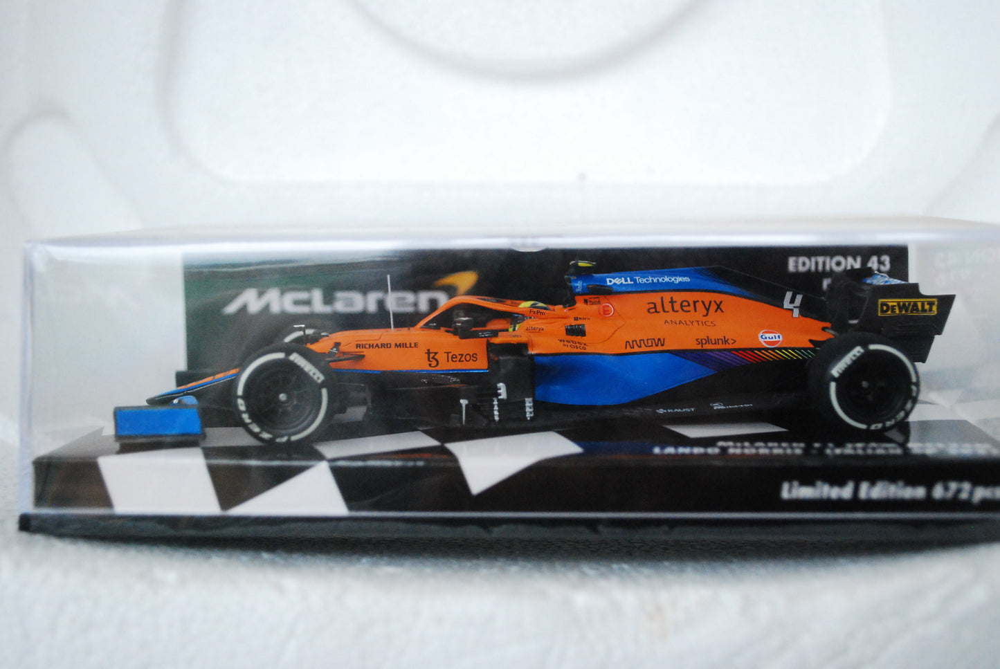 Minichamps 1/43 Lando Norris McLaren Italian GP  2021 MCL35M