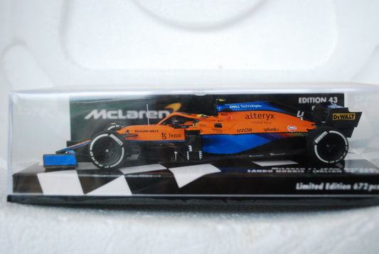 Minichamps 1/43 Lando Norris McLaren Italian GP  2021 MCL35M