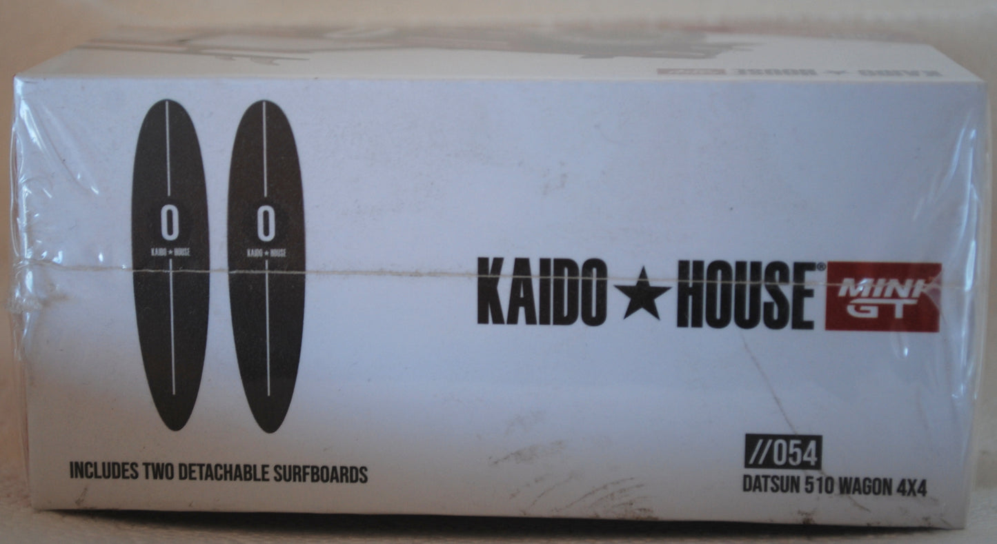 Mini GT Kaido House 4X4 Datsun 510 Wagon Surf KHMG054 Diecast Car New