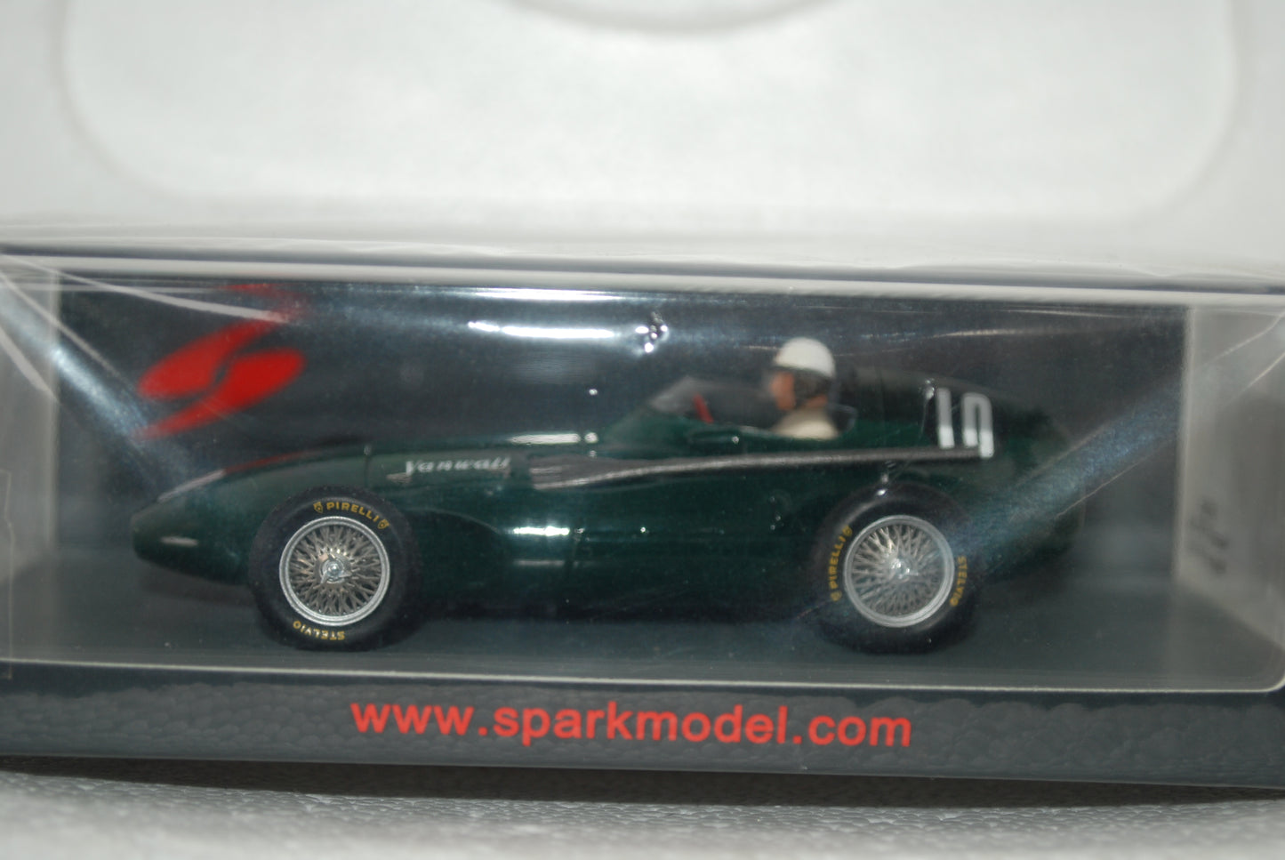 Spark 1/43 Vanwall VW2 No.10 4th Belgian GP 1956 Harry Schell S7203