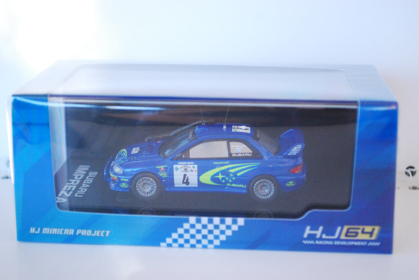 HobbyJAPAN HJR646041F 1/64 SUBARU IMPREZA WRC 2000#4 SAFARI