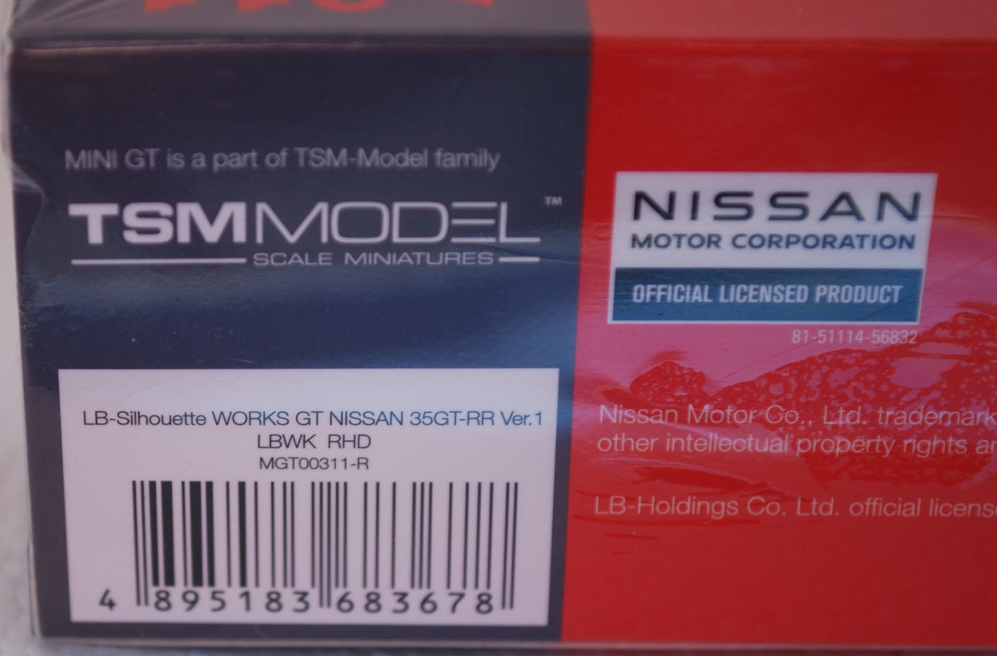Mini Gt 1/64 LB-Silhouette WORKS GT NISSAN 35GT-RR Ver.1 LBWK #311 RHD