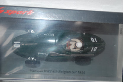 Spark 1/43 Vanwall VW2 No.10 4th Belgian GP 1956 Harry Schell S7203