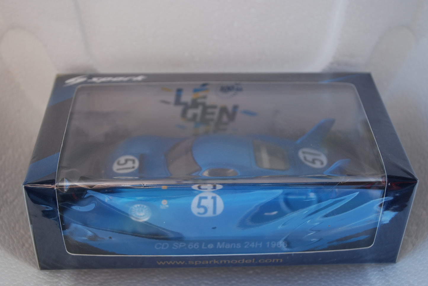 Spark 1/43 CD SP 66 No.51 24H Le Mans 1966 C. Laurent - J-C. Ogier S4595