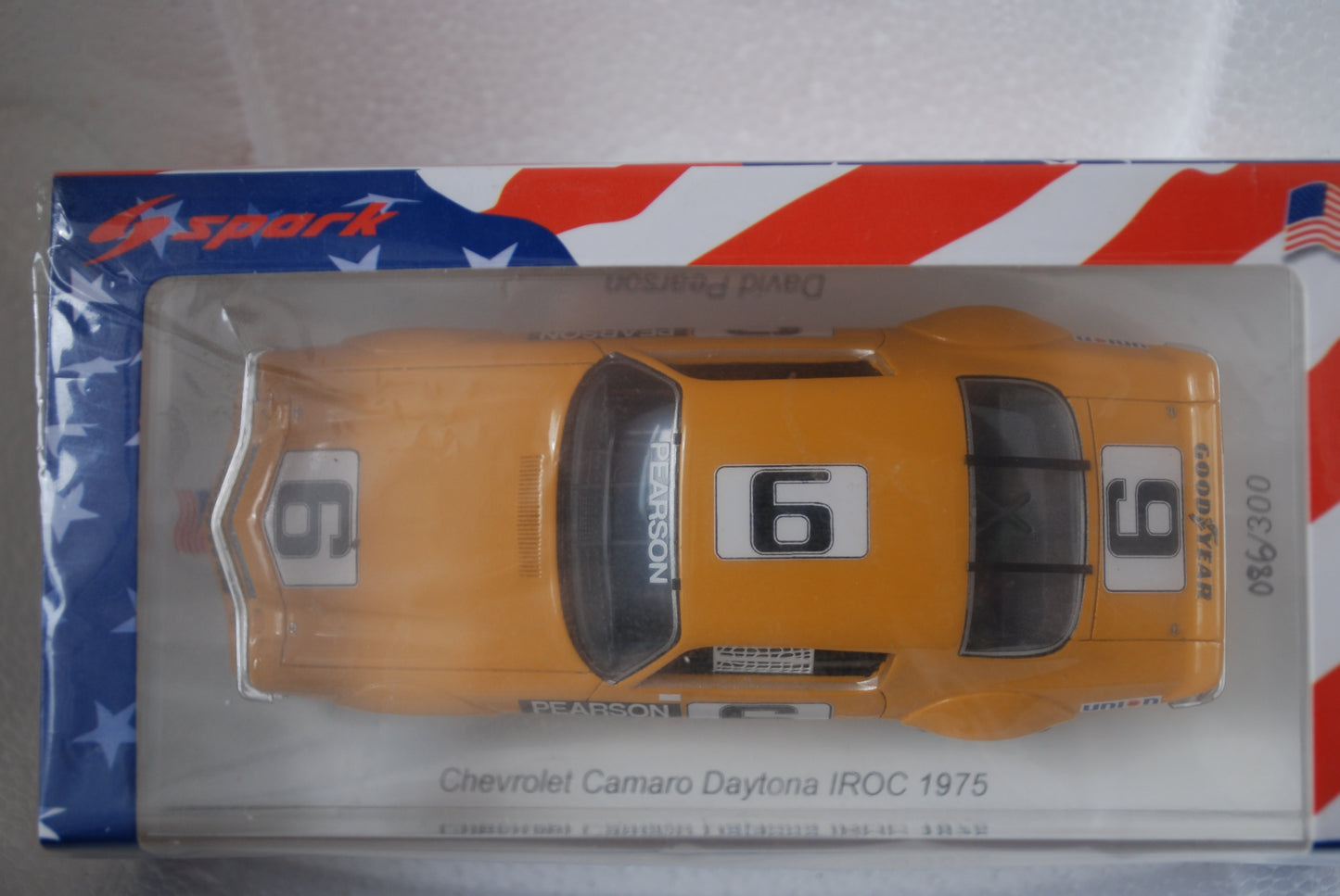 Spark 1/43 Chevrolet Camaro No.6 Daytona IROC 1974-1975 David Pearson Limited 300 US224