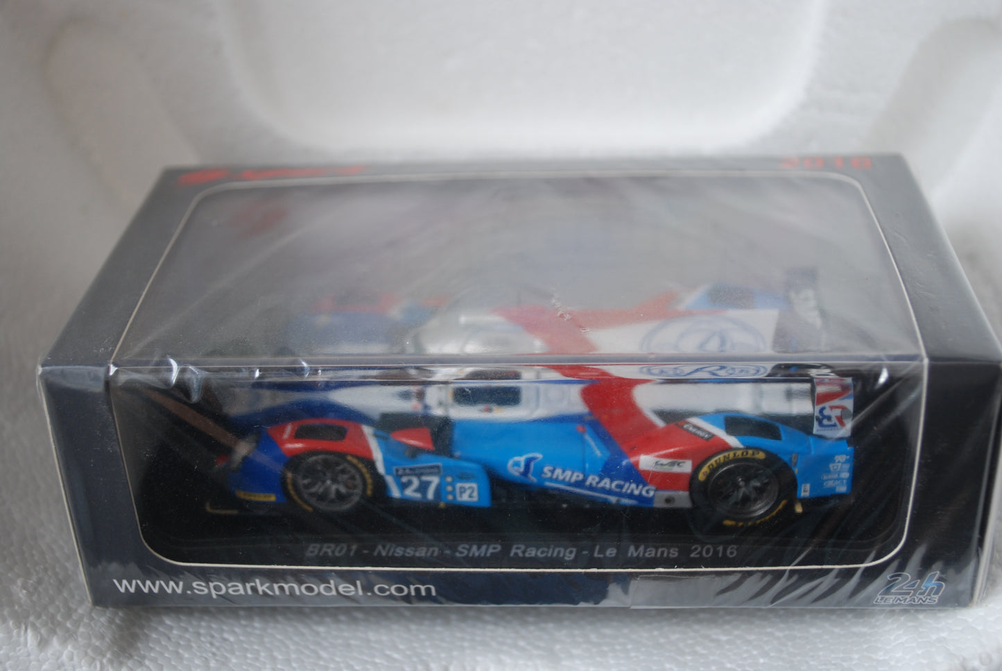 Spark 1/43 BR01 - Nissan #27 - SMP Racing - Le Mans 2016 - Nicolas Minassian - Maurizio Mediani - Mikhail Aleshin S5112