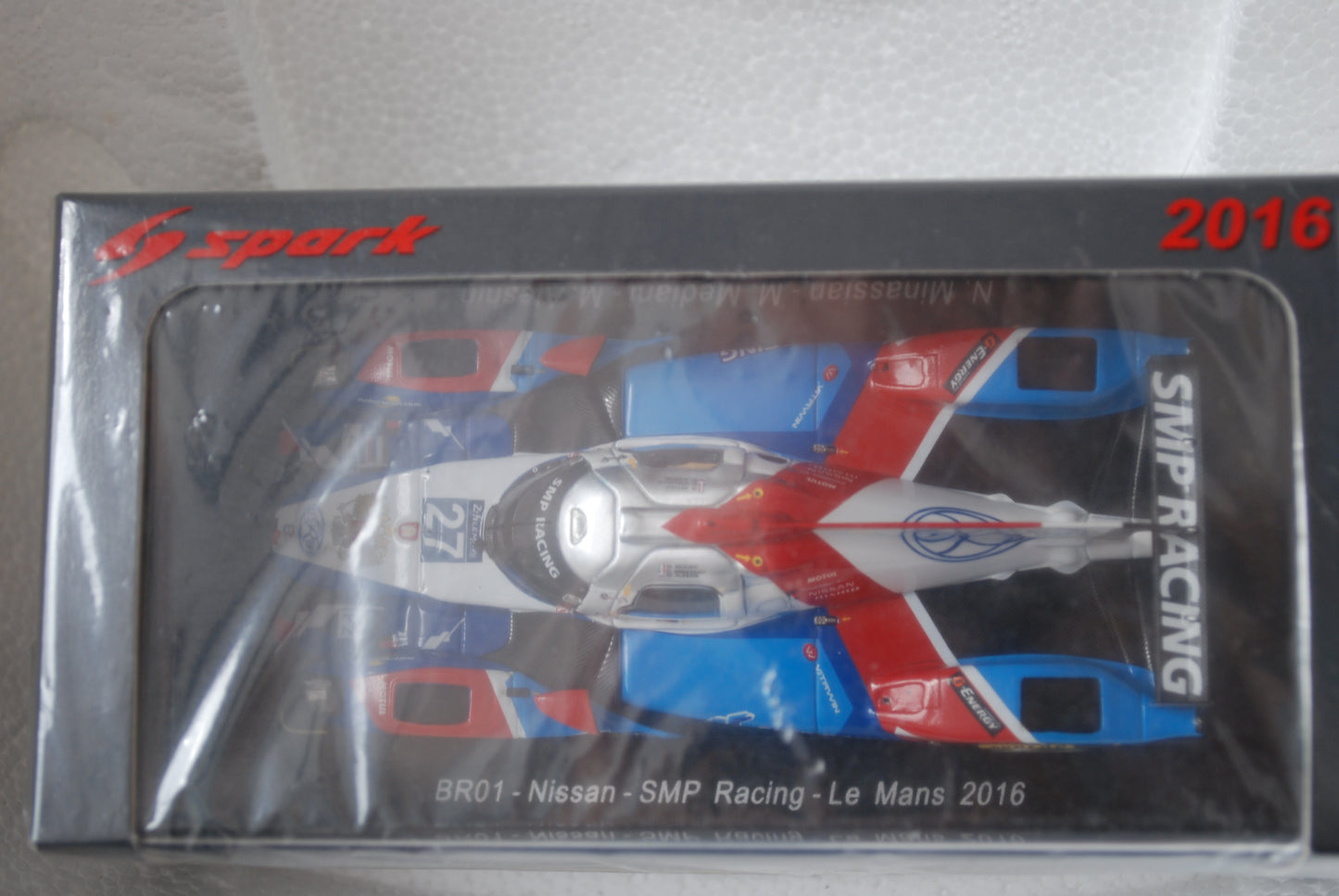 Spark 1/43 BR01 - Nissan #27 - SMP Racing - Le Mans 2016 - Nicolas Minassian - Maurizio Mediani - Mikhail Aleshin S5112
