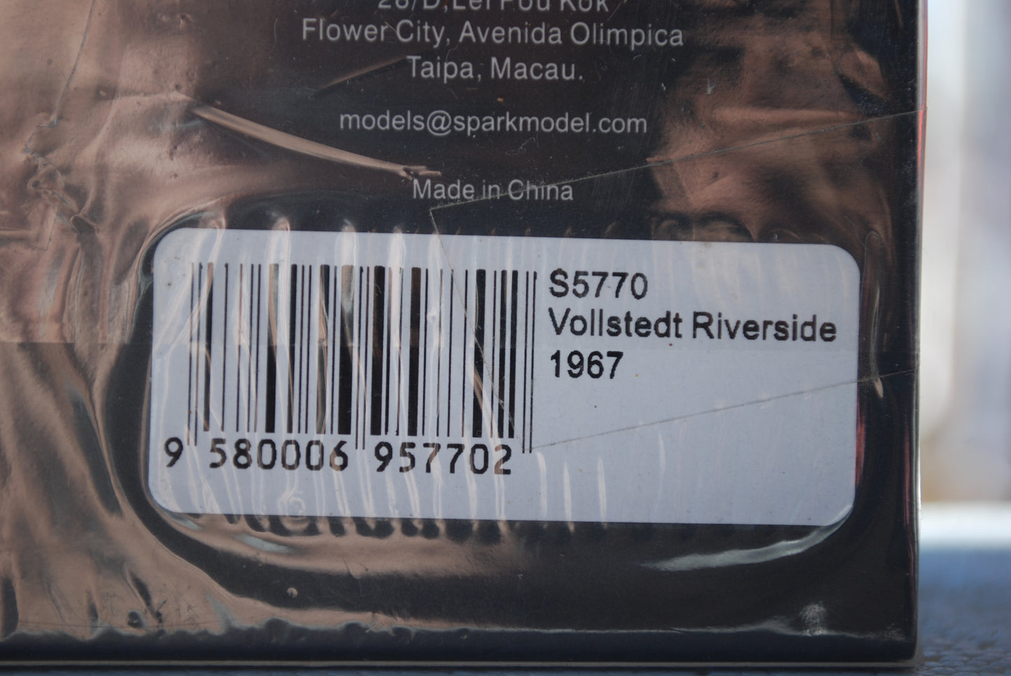 Spark 1/43 Vollstedt No.17 Riverside 1967 George Follmer S5770