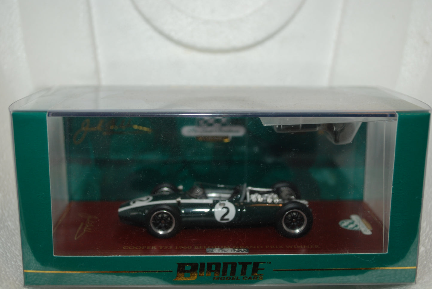 Biante 1/43 1960 Cooper #2 Sir Jack Brabham Belgium GP Winner BR43702B