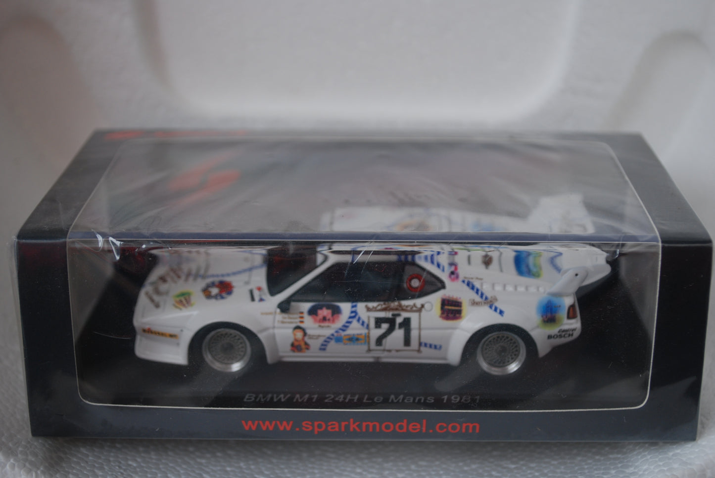 Spark BMW M1 No.71 24H Le Mans 1981 C. Danner - L. von Bayern - P. Oberndorfer S6404 - 1:43