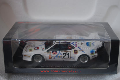Spark BMW M1 No.71 24H Le Mans 1981 C. Danner - L. von Bayern - P. Oberndorfer S6404 - 1:43