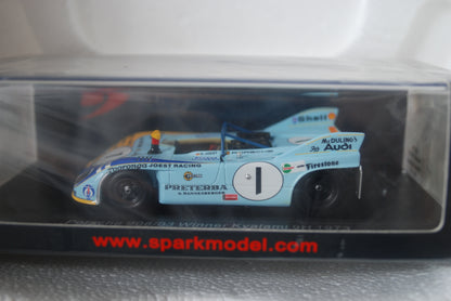 Spark 1/43 Porsche 908/03 No.1 Winner Kyalami 9H 1973 R. Jöst - H. Müller S2339