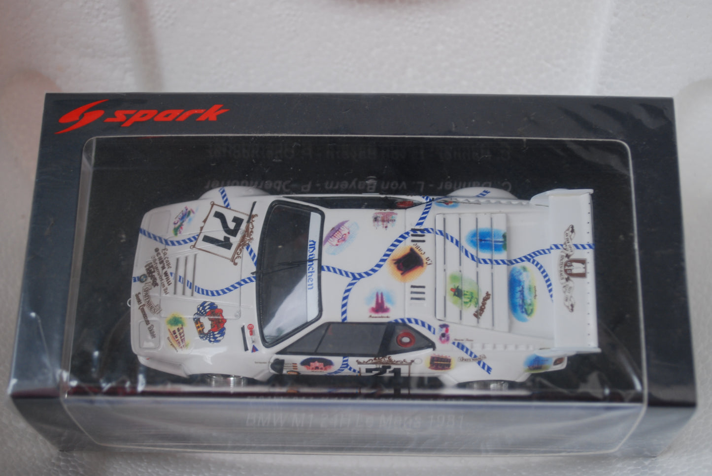 Spark BMW M1 No.71 24H Le Mans 1981 C. Danner - L. von Bayern - P. Oberndorfer S6404 - 1:43
