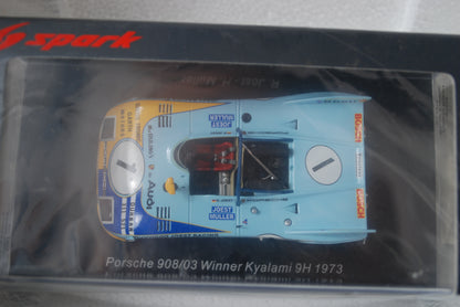 Spark 1/43 Porsche 908/03 No.1 Winner Kyalami 9H 1973 R. Jöst - H. Müller S2339
