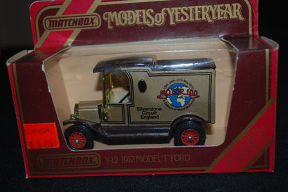 Matchbox Models of Yesteryear Y-12 1912 Model T Ford - Motor 100 Silverstone