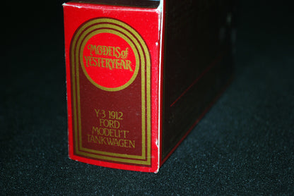 MATCHBOX YESTERYEAR Y-3 1912 MODEL T FORD TANKER MOBIL OIL LTD