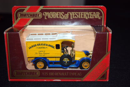 Matchbox Models Of Yesteryear Y-25 1910 Renault Type AG James neale