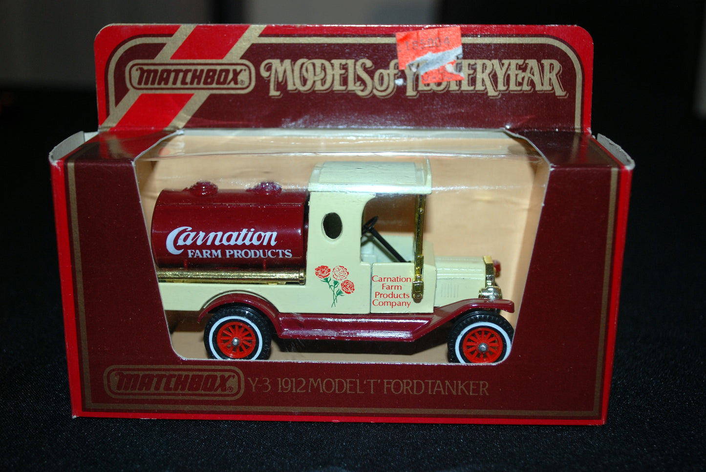 Matchbox Models Of Yesteryear Y-3 1912 Model T Ford Tanker Carnation