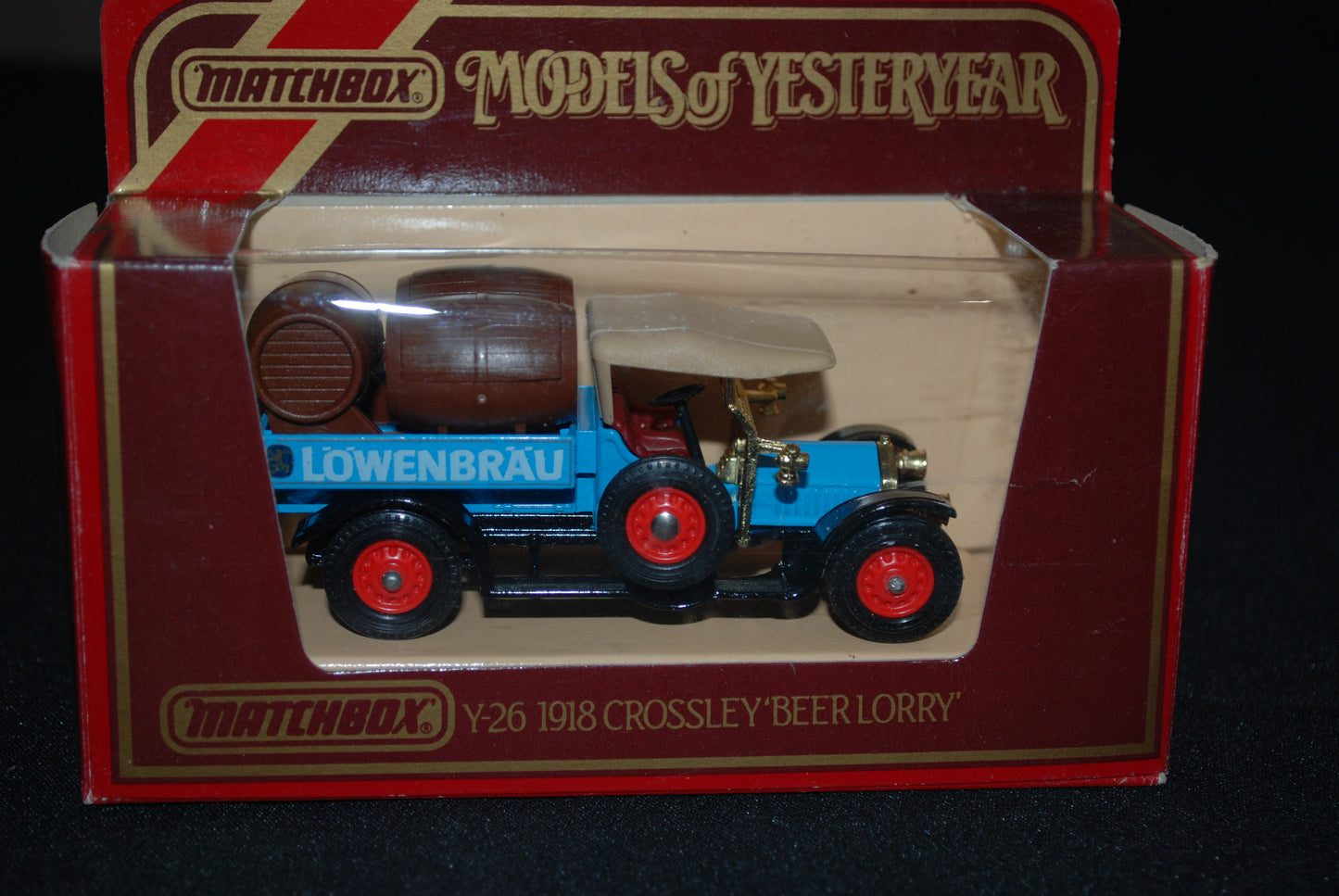 Matchbox Models of Yesteryear Y-26 1918 Crossley Beer Lorry Lowenbrau