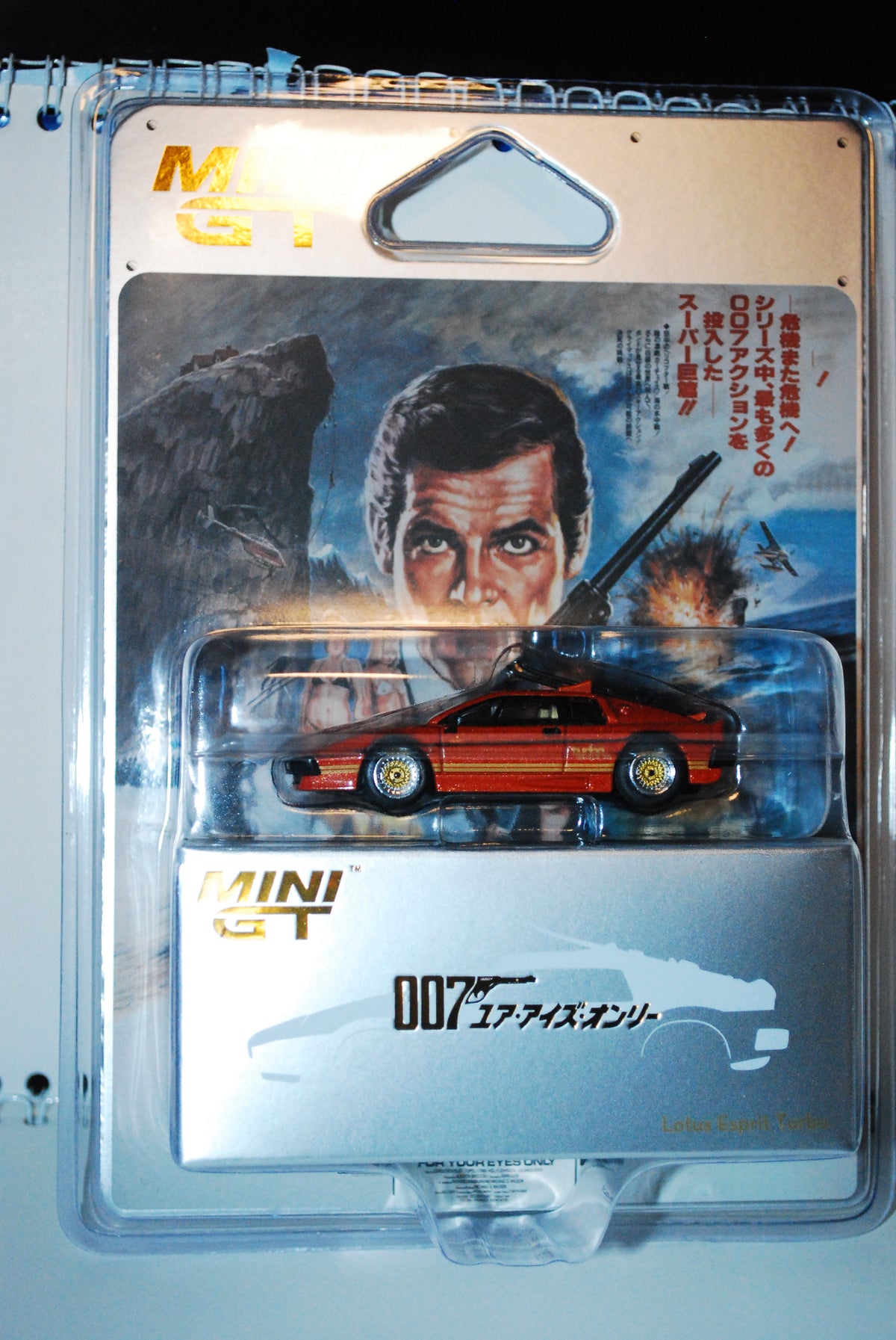 Mini GT No 912 1/64 Lotus Esprit Turbo 007 James Bond For Your Eyes Only