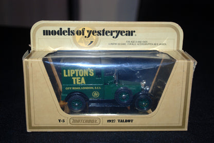 Matchbox "Models of Yesteryear" (Y5-4-2) 1927 Talbot Van Lipton’ Tea