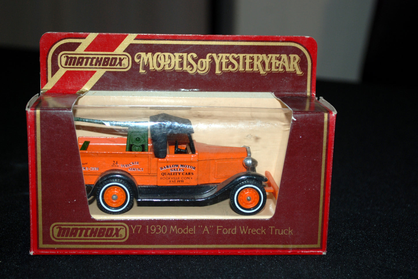 Matchbox - 1984 Models of Yesteryear - Y7 1930 Model 'A' Ford Wreck Truck