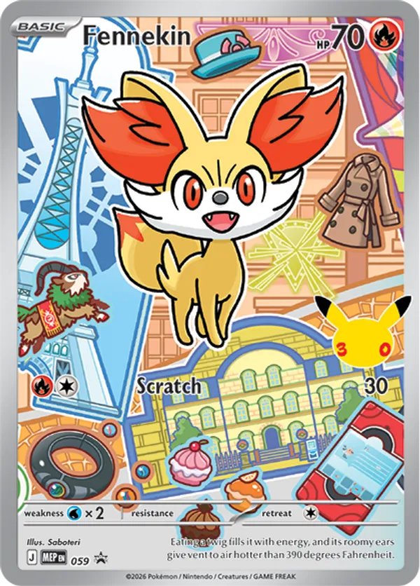 Chespin, Fennekin, Froakie - First Partners Illustration Series 3 Promos - Set of 3