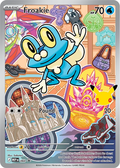 Chespin, Fennekin, Froakie - First Partners Illustration Series 3 Promos - Set of 3
