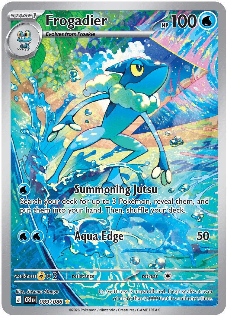 Frogadier - 089/086 - Illustration Rare - Chaos Rising
