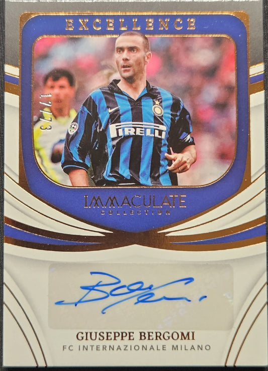 Giuseppe Bergomi - No.EA-GBI - Panini Immaculate Collection 2022-23 - Auto 17/73
