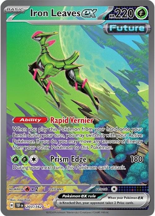 Iron Leaves ex - 203/162 - Special Illustration Rare - Temporal Forces