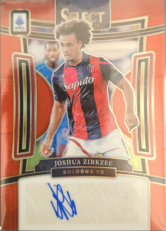 Joshua Zirkzee - No.S-JZ - Panini Prizm Select Serie A 2023-24 - Auto