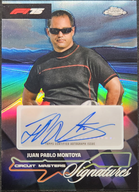 Juan Pablo Montoya - CMS-MON - Topps Chrome F1 Circuit Masters - Auto