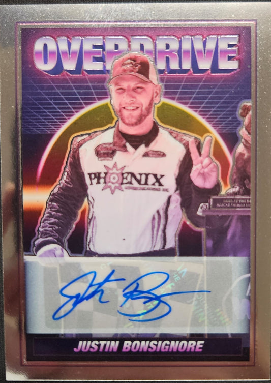 Justin Bonsignore - No.19 - Panini Chronicles Luminance Racing Overdrive - Auto