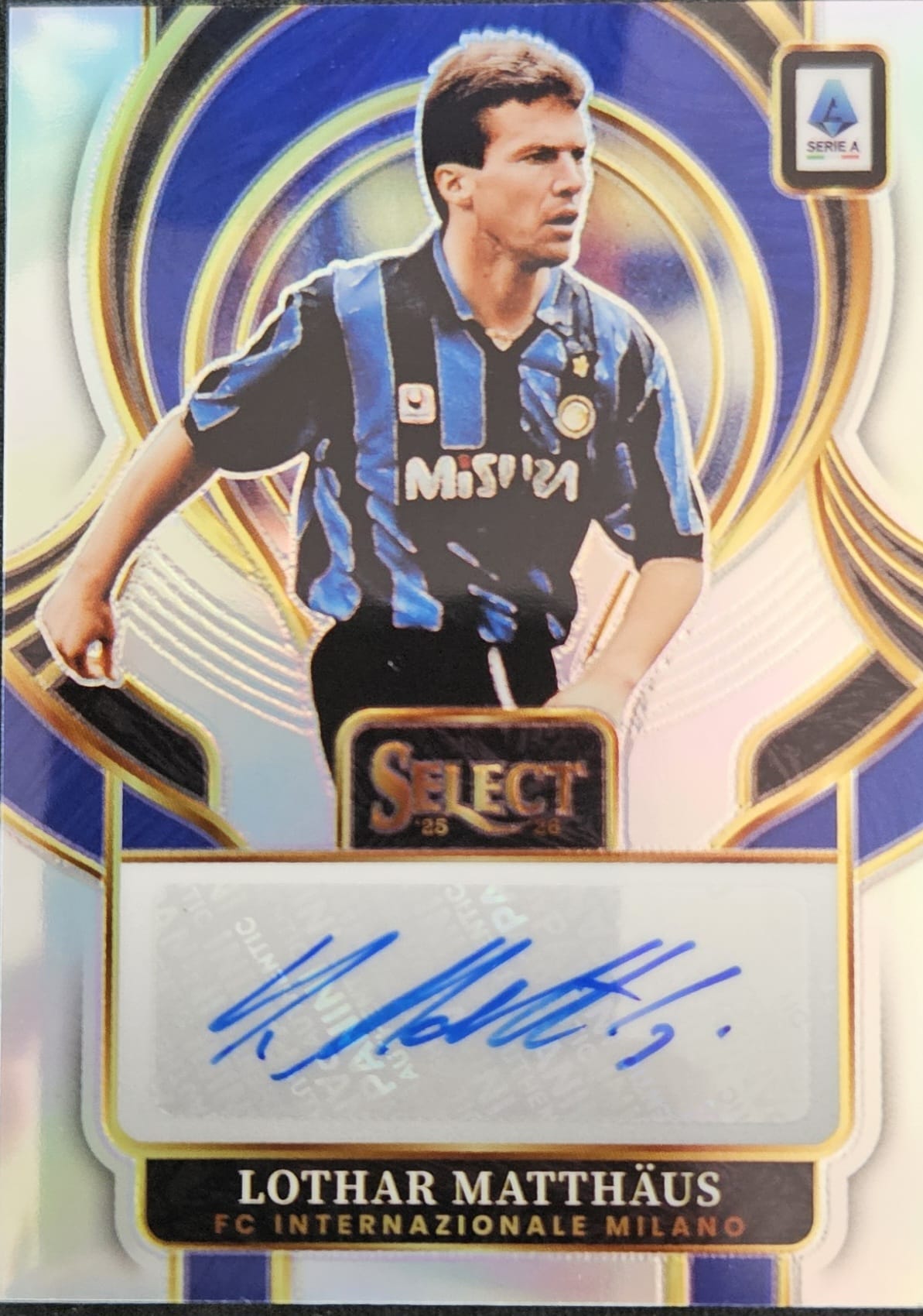 Lothar Matthaus - No.SE-LM - Panini Prizm Select Serie A 2025-26 - Auto
