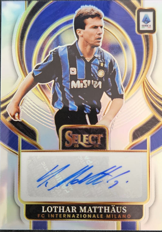 Lothar Matthaus - No.SE-LM - Panini Prizm Select Serie A 2025-26 - Auto