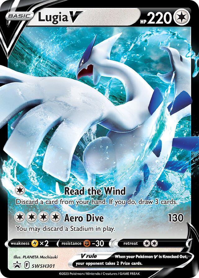 Lugia V - SWSH301 - Black Star Promo - Printing/Ink Error