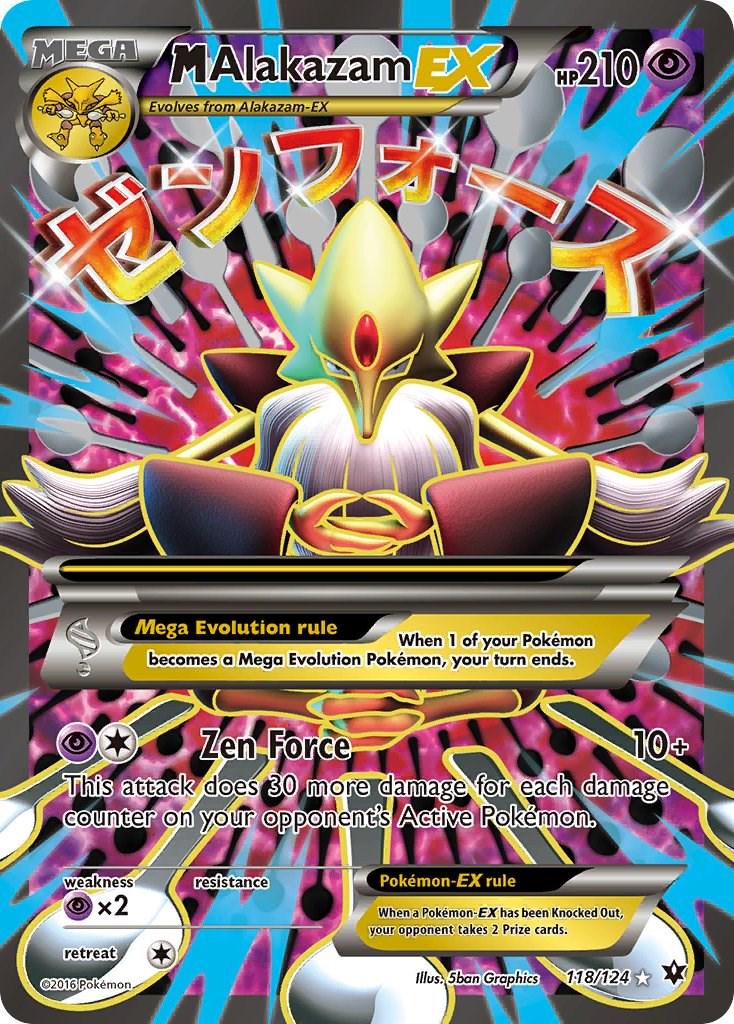 M Alakazam ex - 118/124 - Ultra Rare - Fates Collide