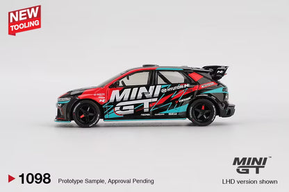 Mini GT No 1098 1/64 Hyundai Ionic 5 N Mini GT RS-01T 2025 Tokyo Auto Salon