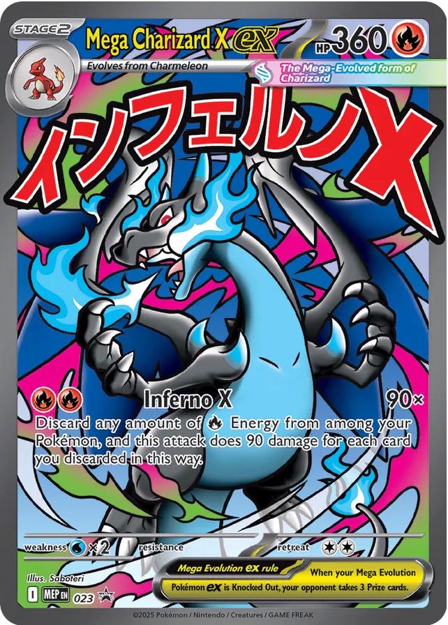 Mega Charizard X ex & Oricorio ex - 023 & 024 Promo - Mega Evolutions Promo