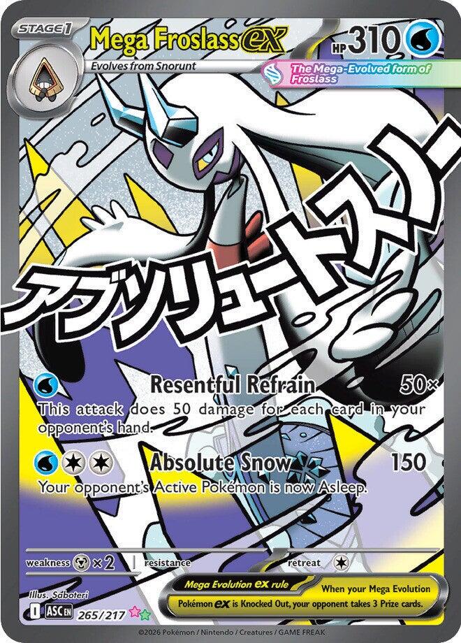 Mega Froslass ex - 265/217 - Mega Attack Rare - Ascended Heroes