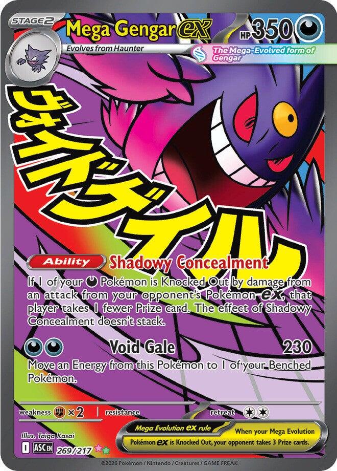 Mega Gengar ex - 269/217 - Mega Attack Rare - Ascended Heroes