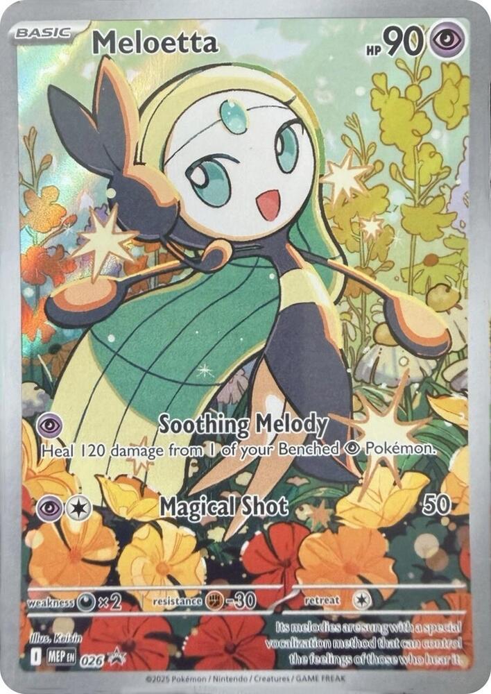 Meloetta - 026 - Black Star Promo - Mega Evolution Promo